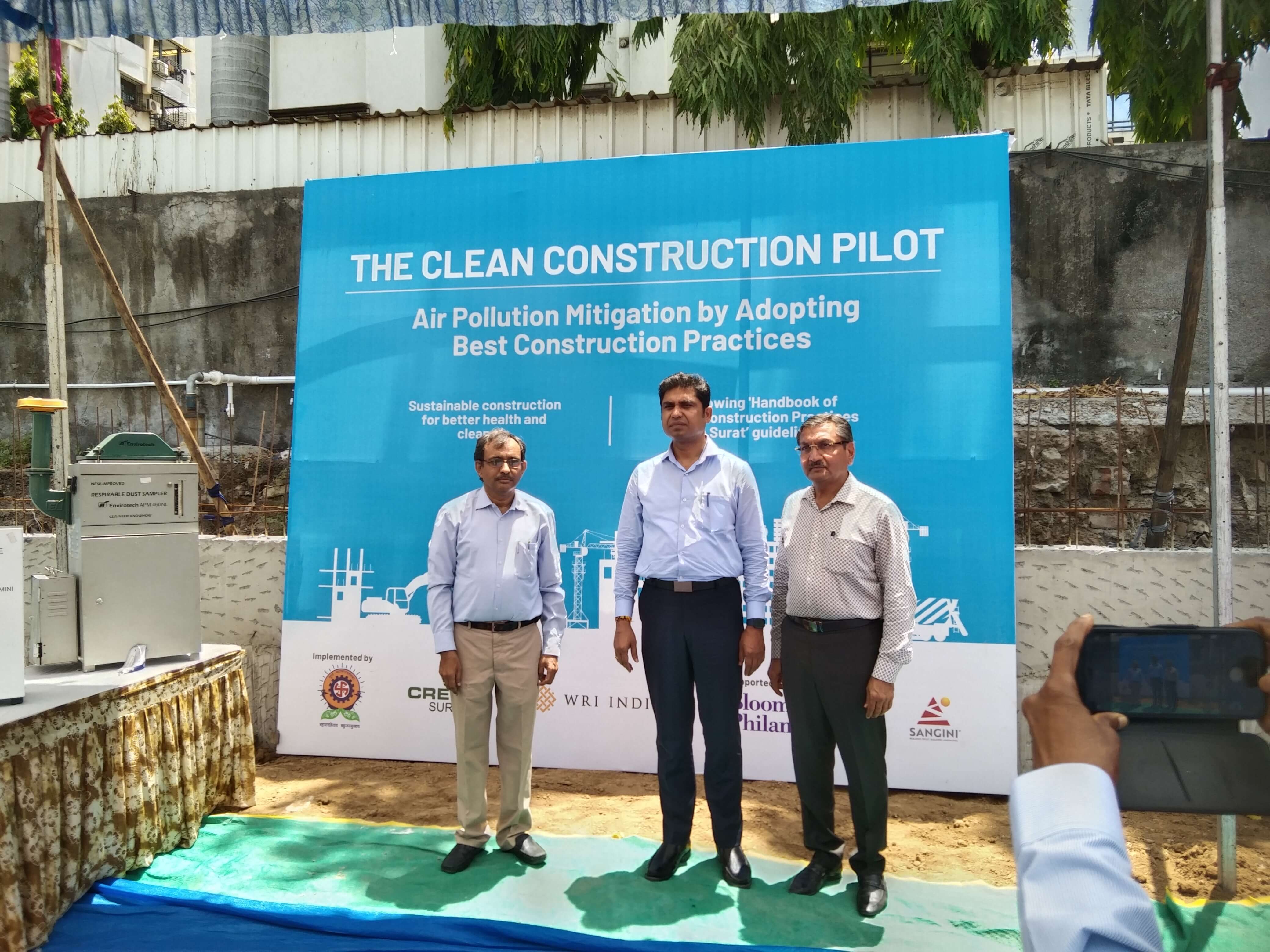 Launch of the Clean Construction Pilot Project in Surat